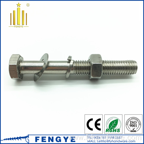 New price stainless steel m16 hex bolt